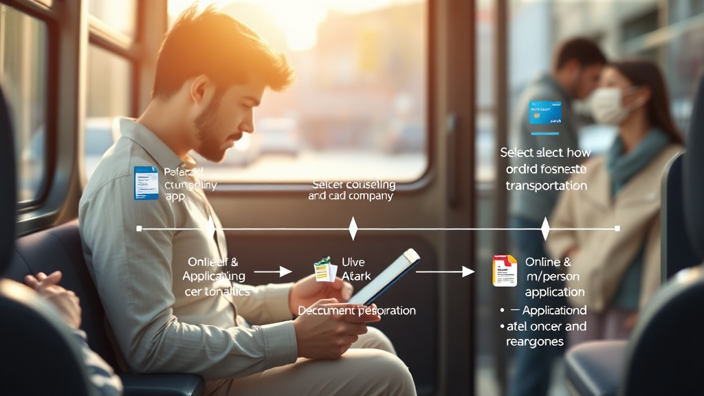 어떻게 신청하나요? 발급 절차 (realistic 스타일)