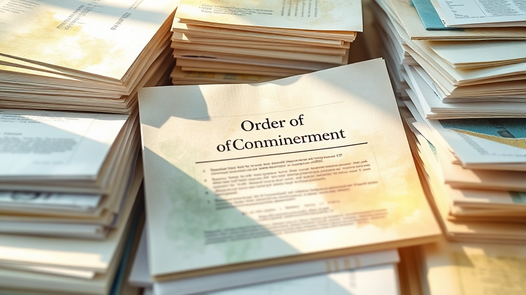 개시결정문 재발급, 복잡한 절차 파헤치기 (watercolor 스타일)