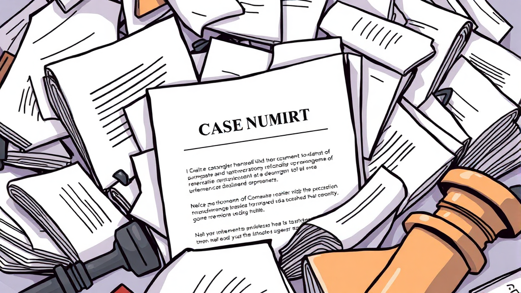 사건 번호 확인부터 재발급까지, 상세 가이드 (illustration 스타일)