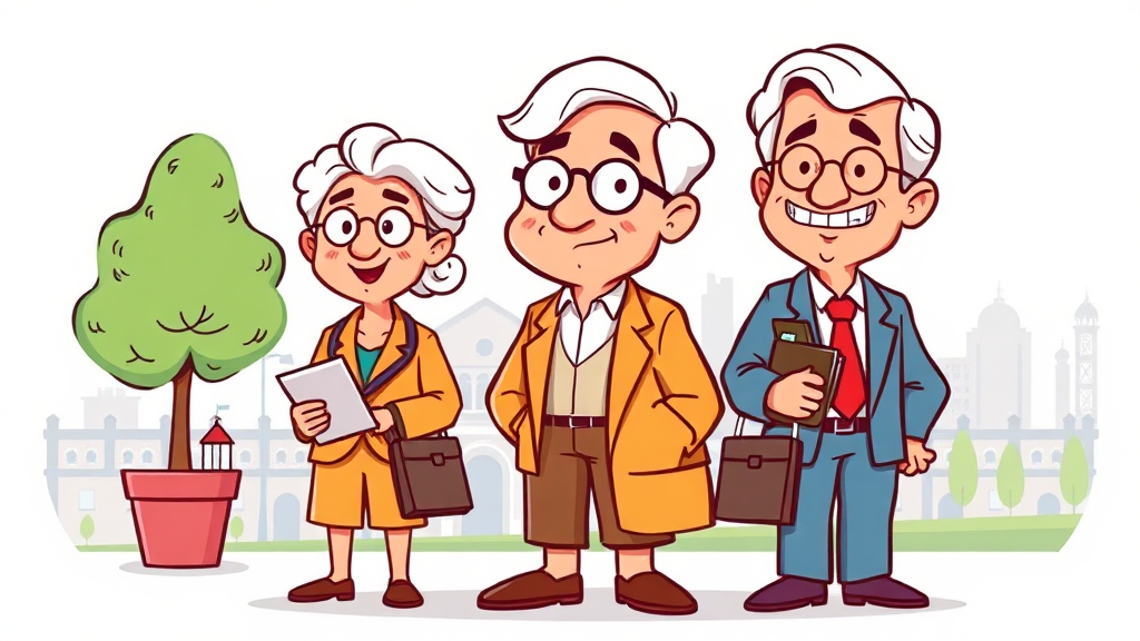 숙련된 공무원 경험, 어떻게 활용할까? (cartoon 스타일)