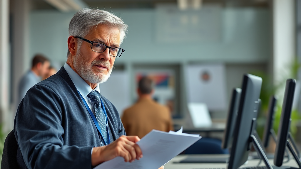 공무원 정년 65세 연장의 장점과 기대 효과 (realistic 스타일)