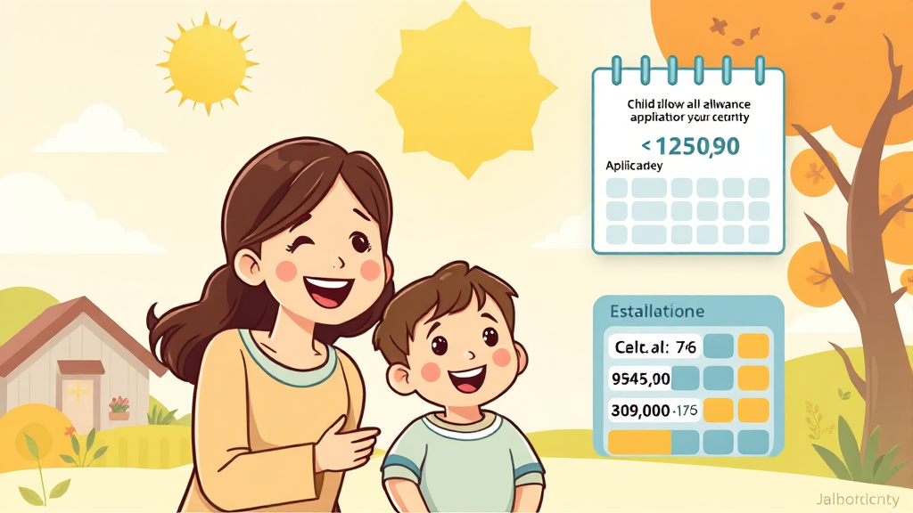 자녀장려금 2026 맞벌이 부부 소득 4400만원 기준 완벽 분석 및 신청 팁 7 자녀장려금 지급 시기 및 예상 수령액 확인하기 (cartoon 스타일)