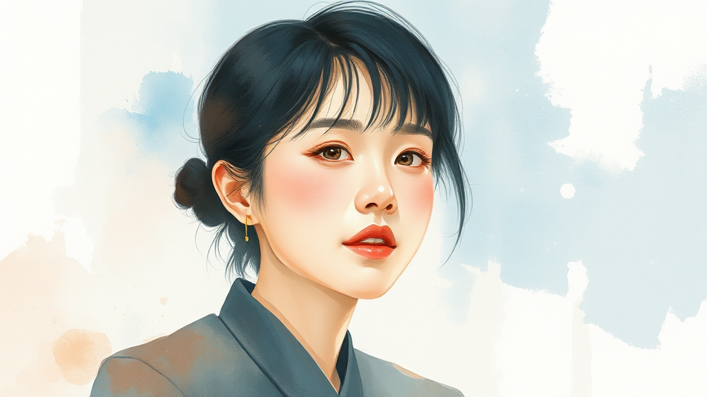 김어준의 영향력과 향후 전망 (watercolor 스타일)