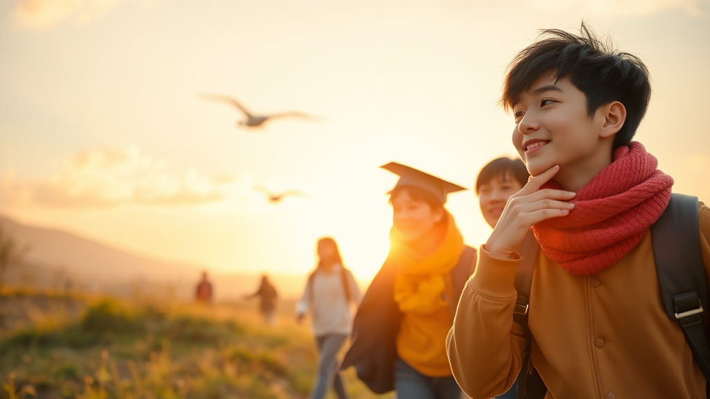 경기도 청소년을 위한 다양한 지원 사업 알아보기 (realistic 스타일)