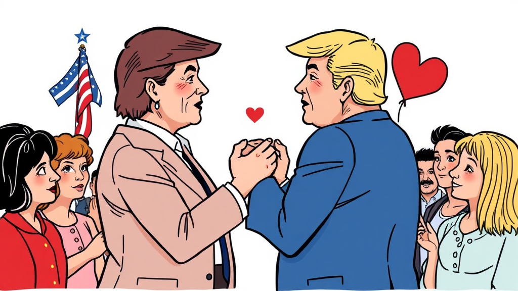 '이심정심' 발언을 둘러싼 정치적 해석 (illustration 스타일)