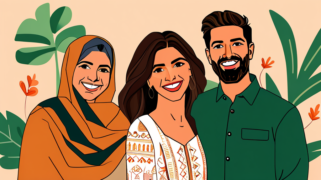 산후도우미 및 건강 식단 지원 내용 (illustration 스타일)