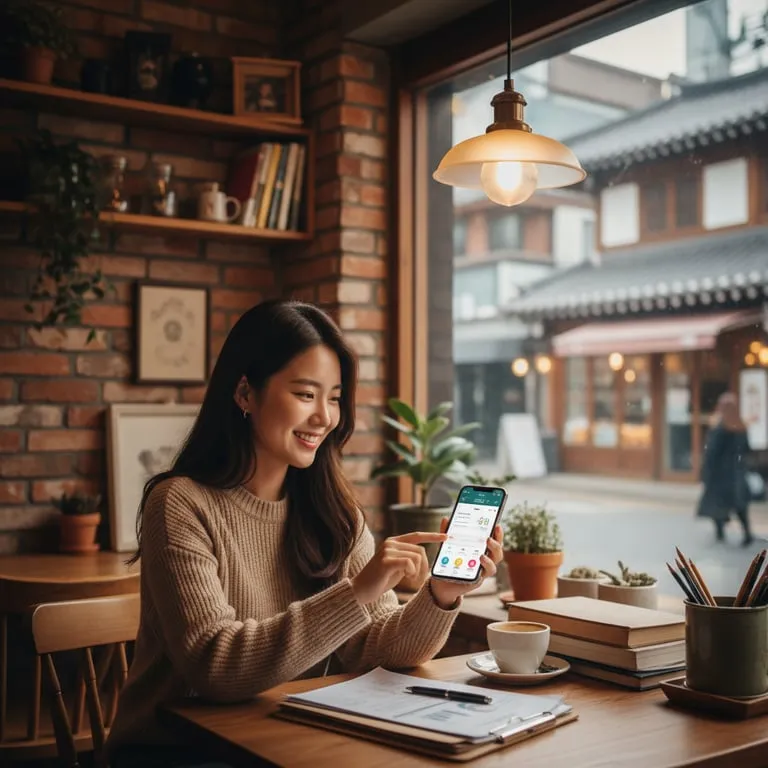 서울시 자영업자 안심통장 5 모바일 앱을 활용한 비대면 신청 절차